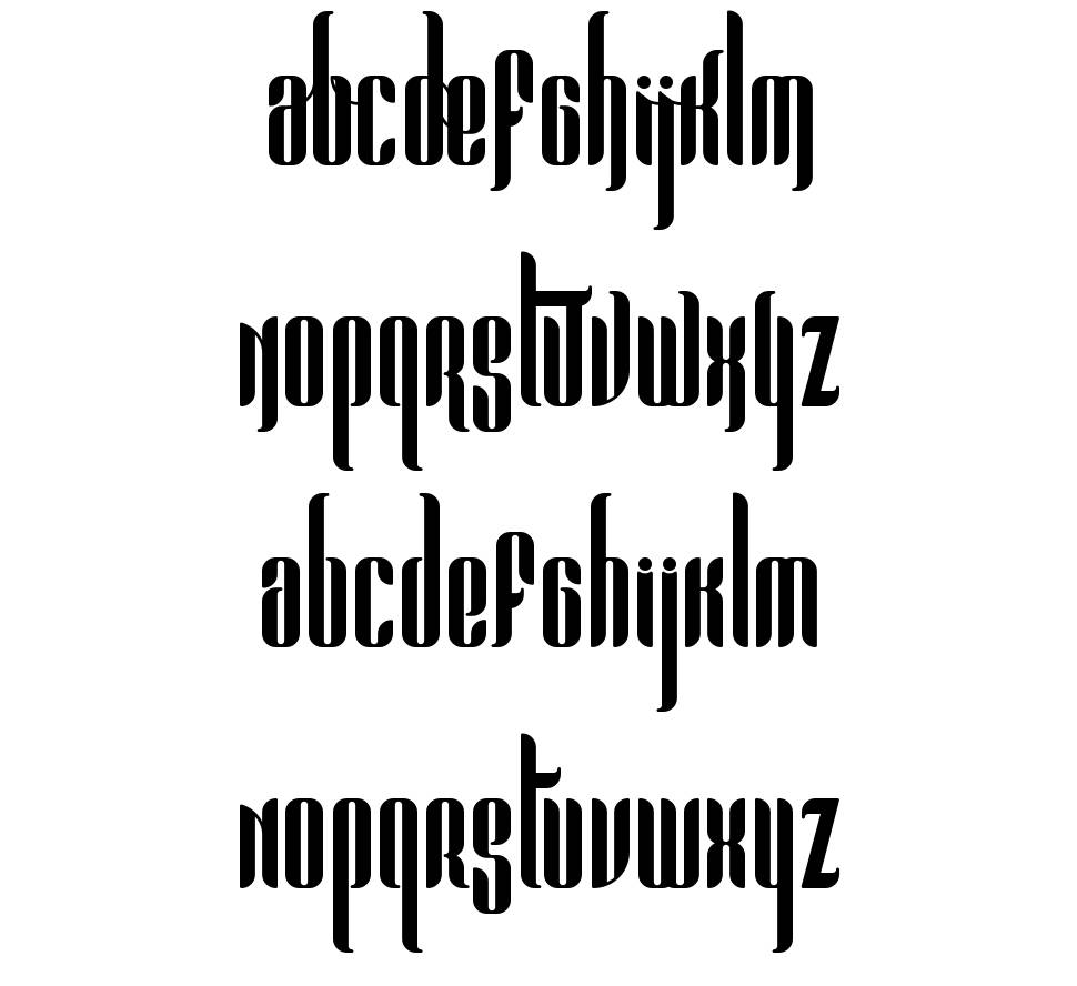 Pandora font specimens