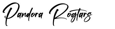 Pandora Rogtars font