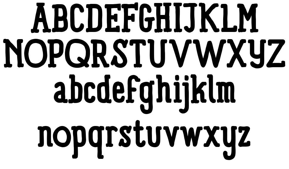 Panforte Serif carattere I campioni