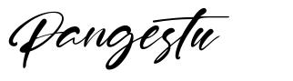 Pangestu schriftart