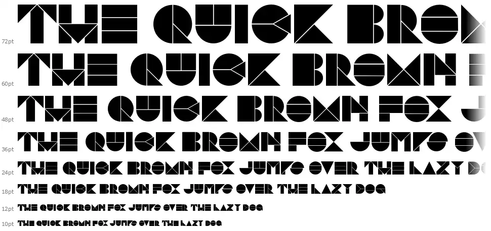 Pangraphfont waterfall