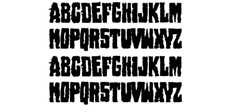 Pantano Gipsy font specimens
