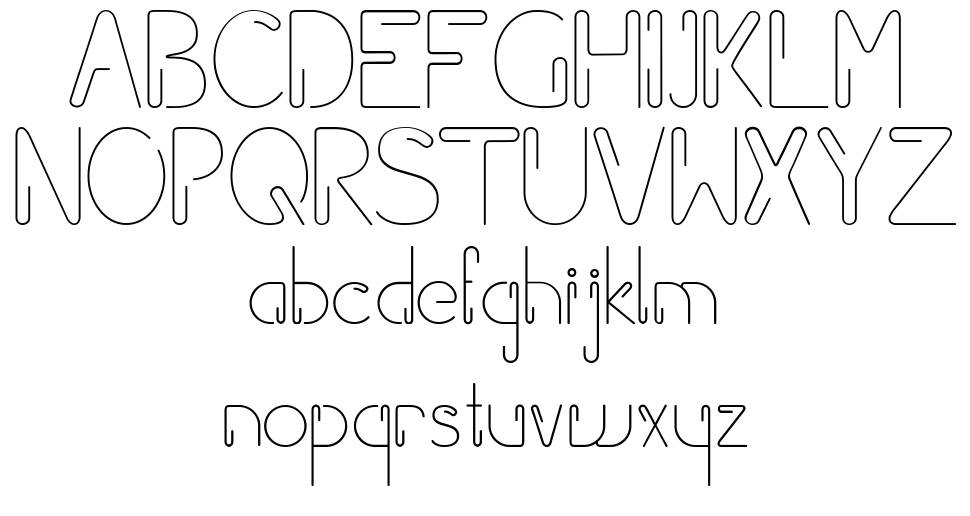 Paper Clip 字形 标本