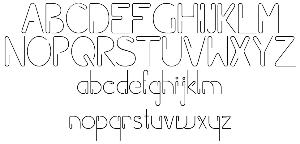 Paper Clipfont specimens