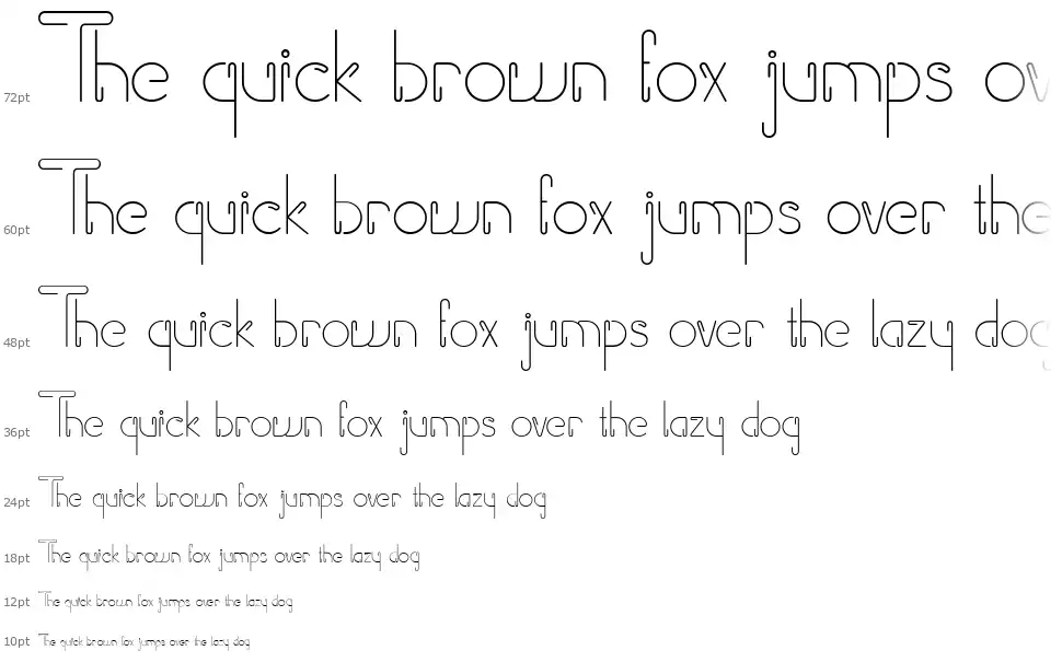 Paper Clipfont waterfall