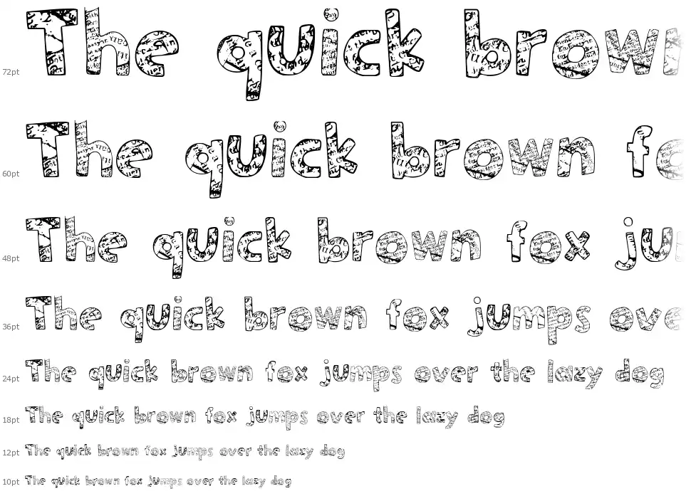 PaperMache font by SpideRaY FontRiver