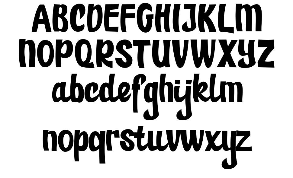 Paper Sticker font Örnekler