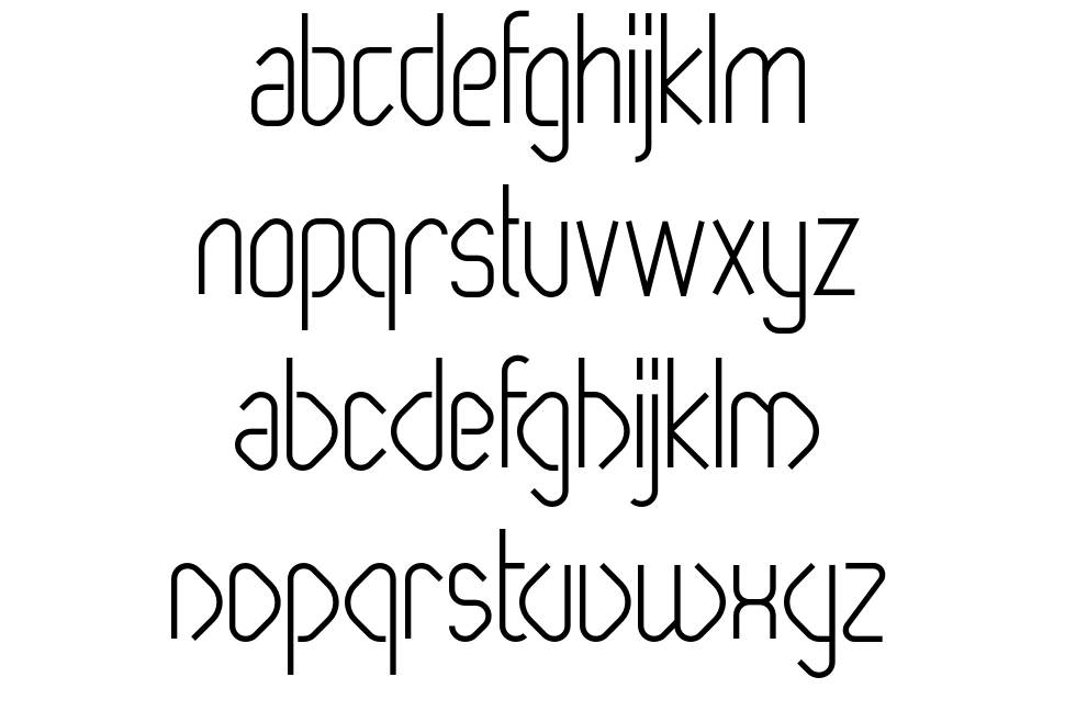 Paperclip font specimens