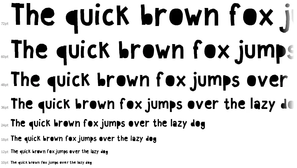 Paperlandfont waterfall