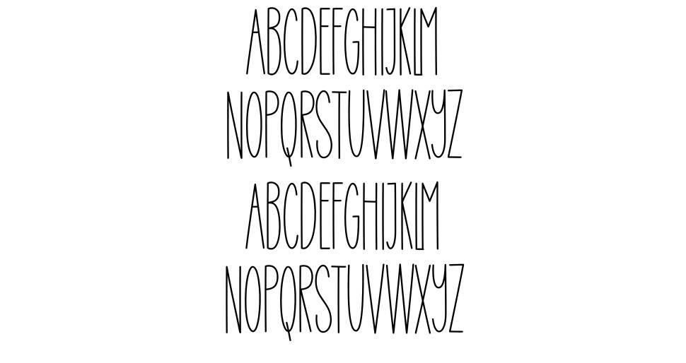 Paperwork font Örnekler