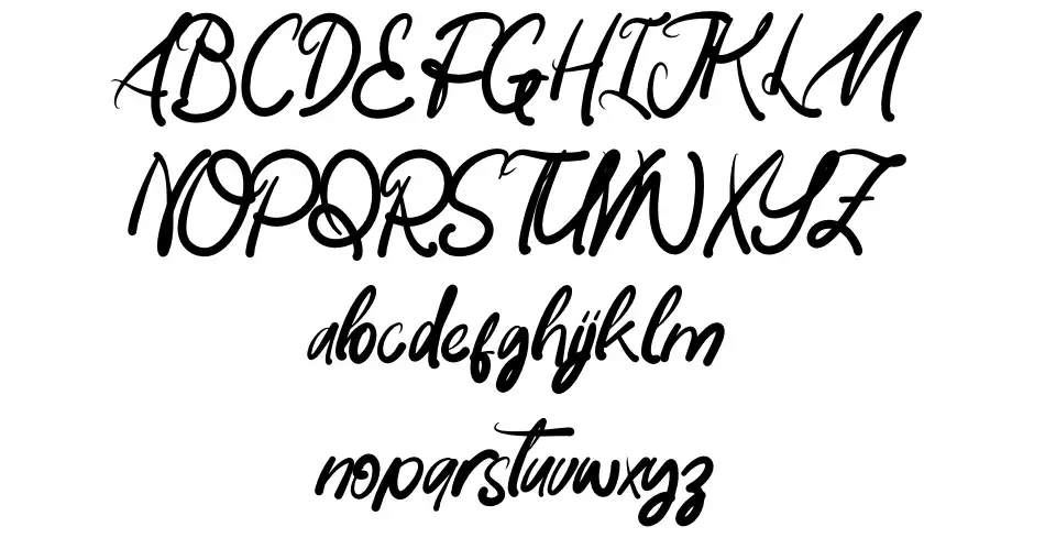 Paradise Coastal Specimen Paradise Coastalfont specimens