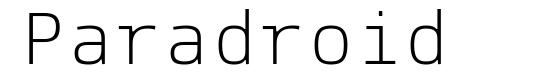 Paradroid font