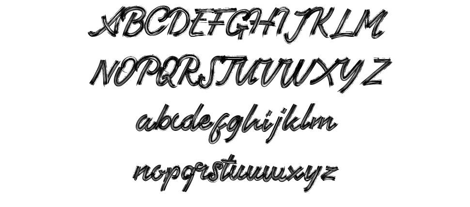 Paraf font specimens