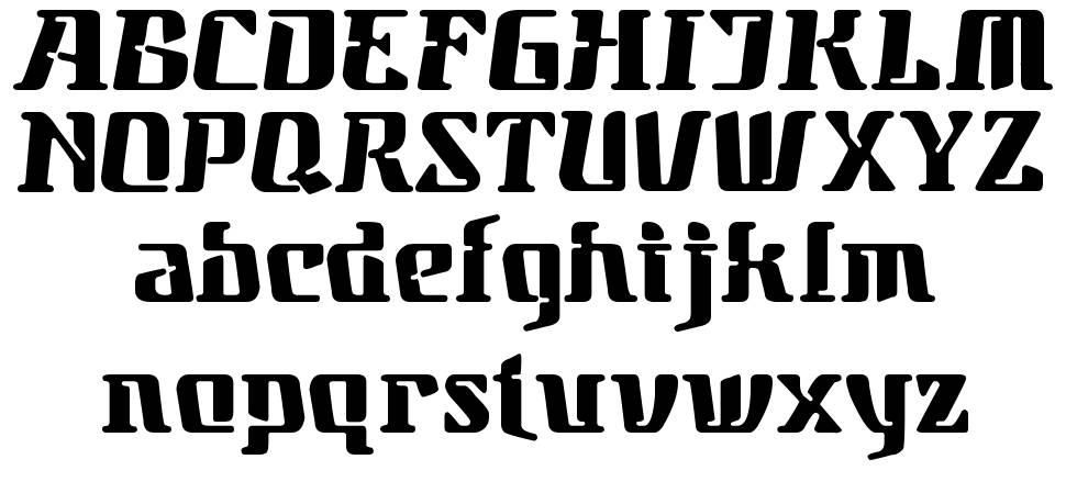 Parahyangan font specimens