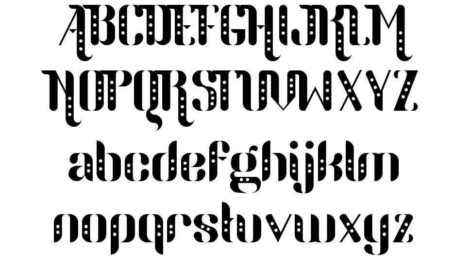 Parang Sondaica font Örnekler