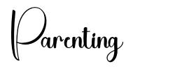 Parenting шрифт