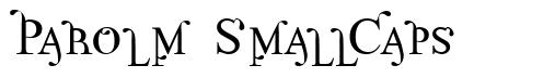 Parolm SmallCaps font