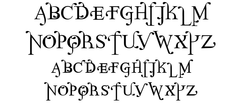 Parolm SmallCaps font specimens