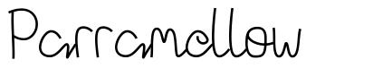 Parramellow font