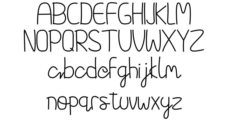 Parramellow font Örnekler