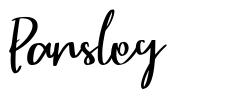 Parsley font