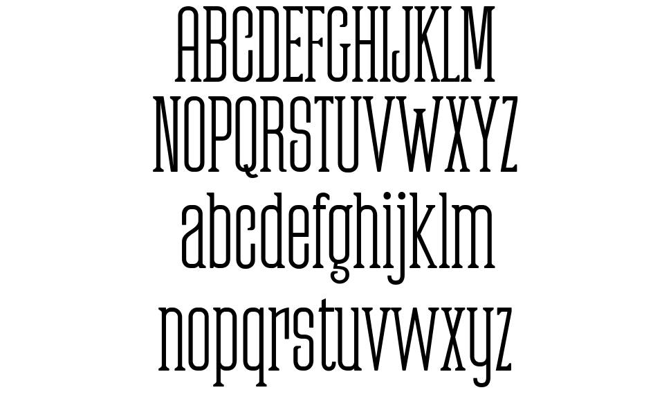 Partizano font specimens