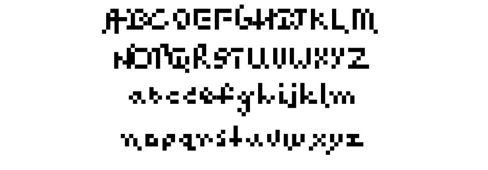 Pascal Pixel フォント 標本
