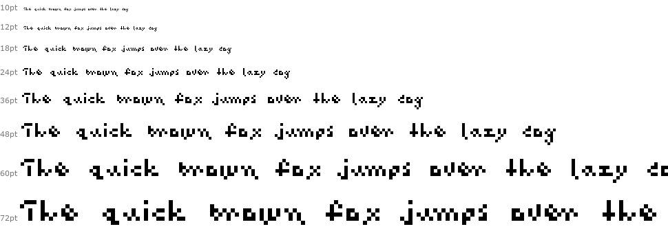 Pascal Pixel font Şelale