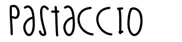Pastaccio 字形