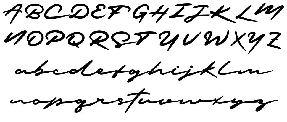 Pastcode font specimens