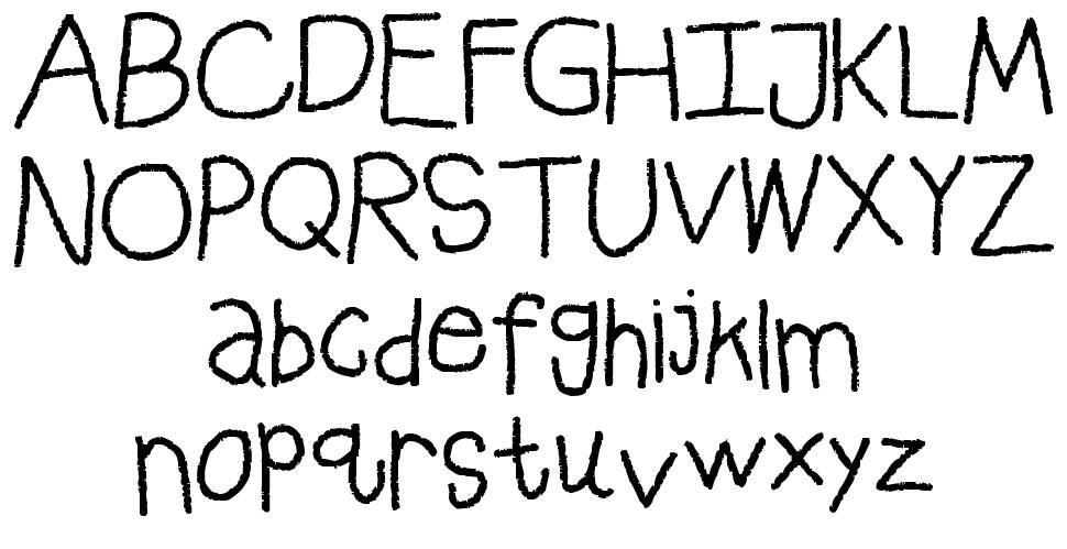 Pastelfont font specimens