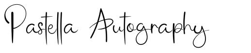 Pastella Autography carattere