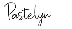Pastelyn шрифт