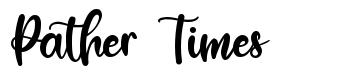 Pather Times font