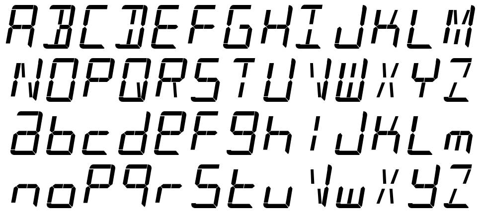 Patopian 1986 フォント 標本