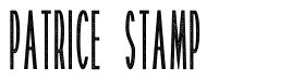Patrice Stamp font