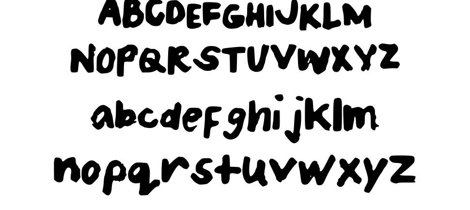 Patrices Handwriting font specimens