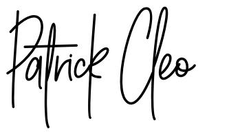 Patrick Cleo шрифт