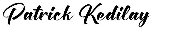Patrick Kedilay font