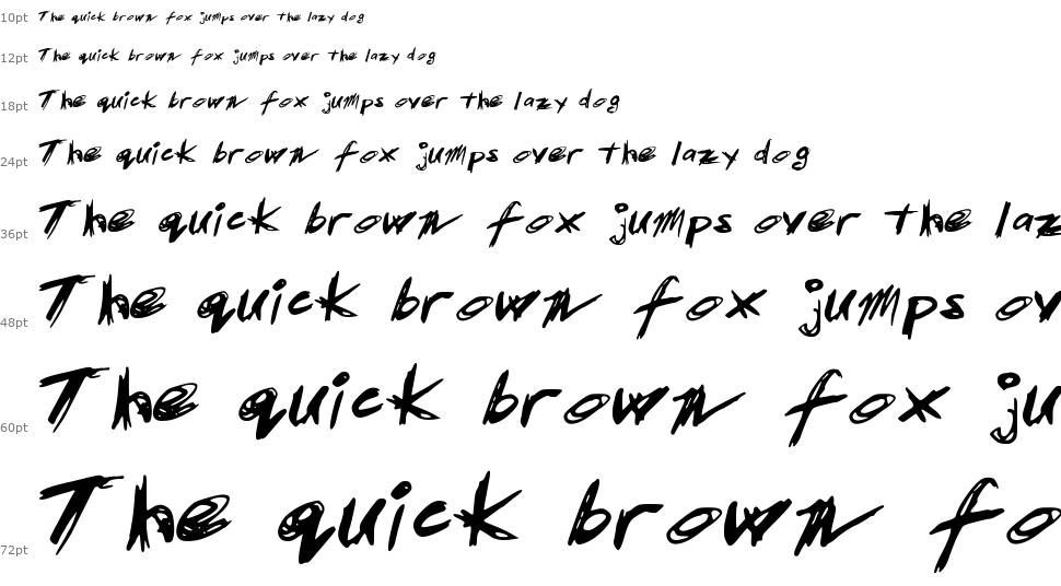 Patrick Scratch шрифт Водопад