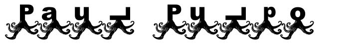 Paul Pulpo шрифт