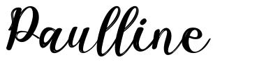 Paulline font