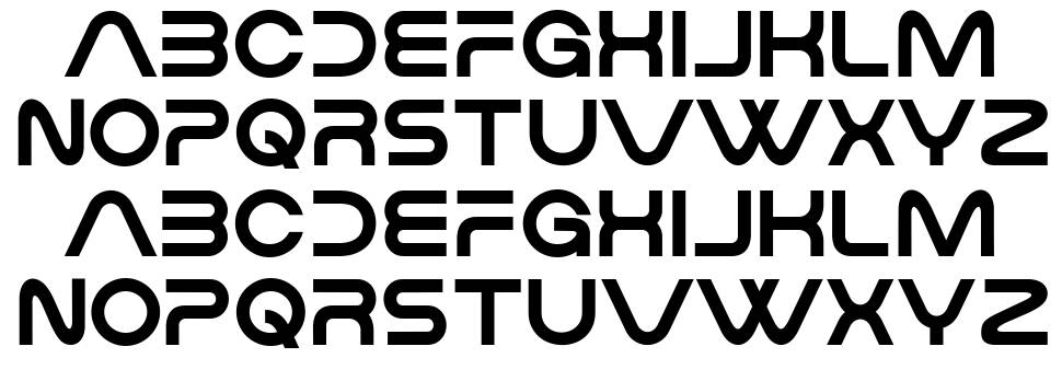 Pavelt font specimens