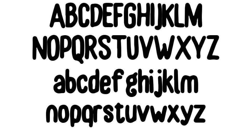 Pearch font specimens
