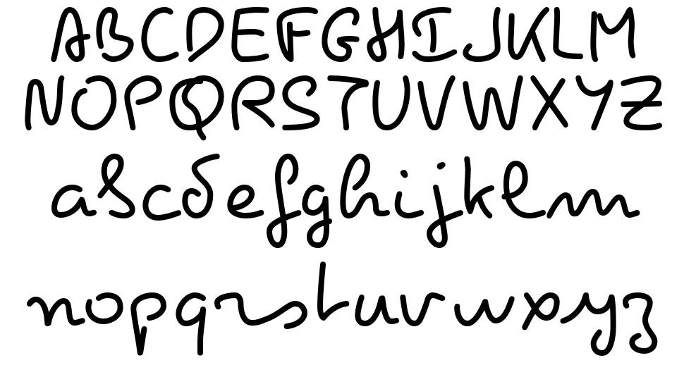 Pecita font Örnekler
