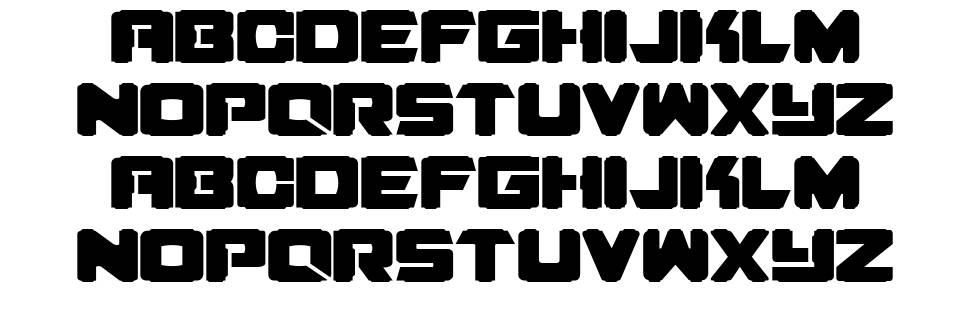 Pedrosky font specimens