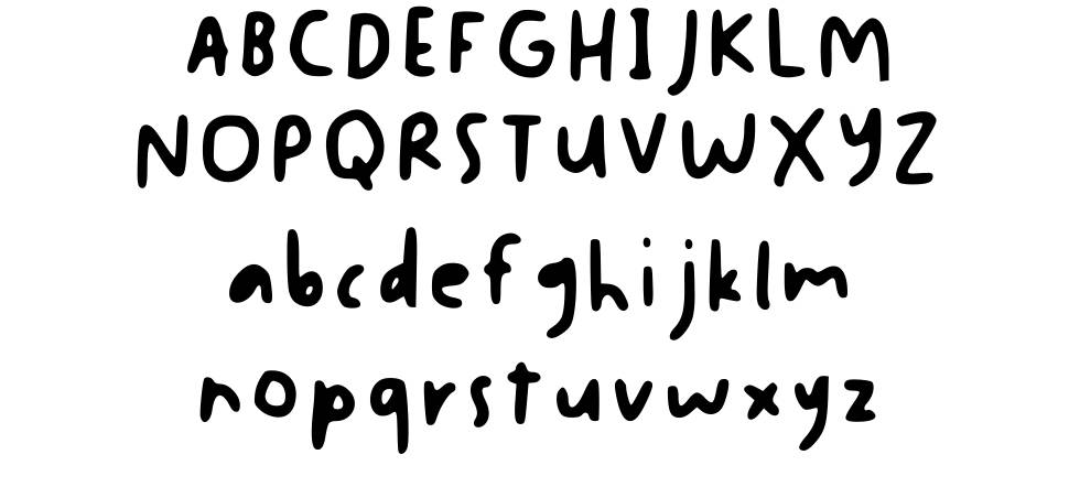 Pelangi 字形 标本