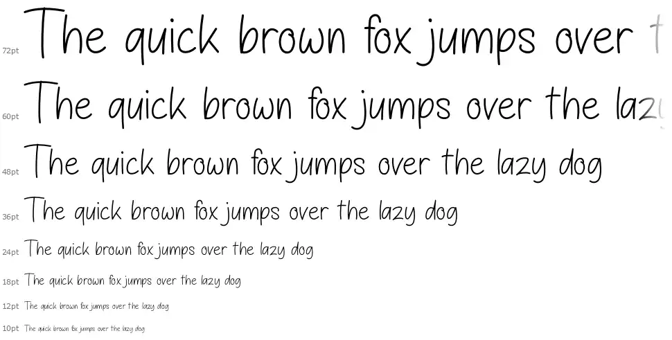 Pen Storyfont waterfall