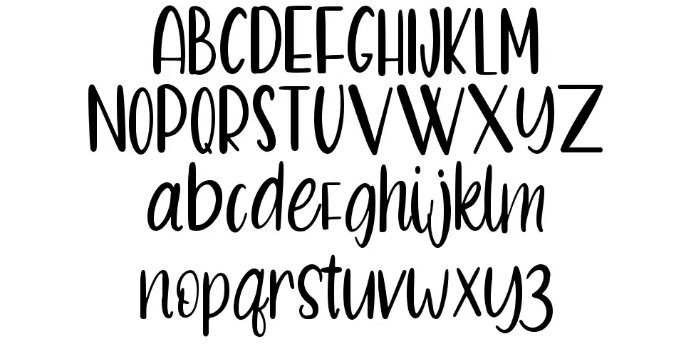 Penguin Surfingfont specimens