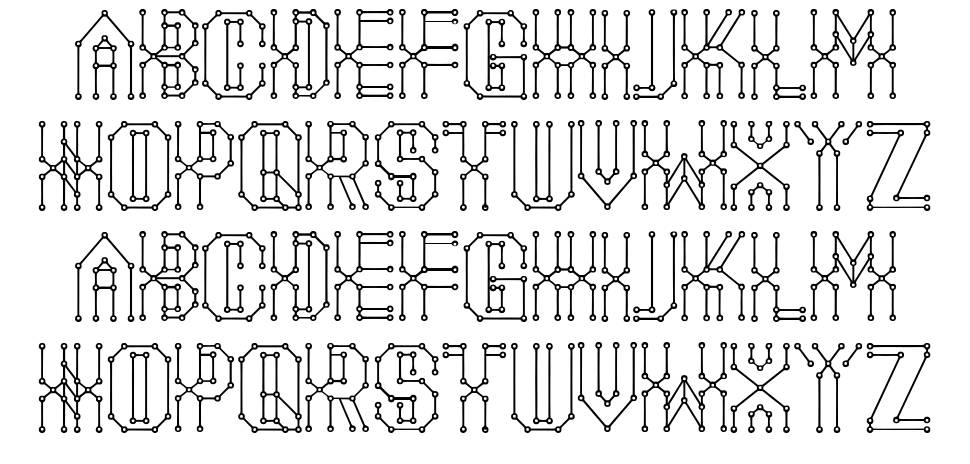 Peninsula font specimens